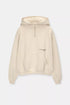PULL & BEAR sand zip hoodie for men